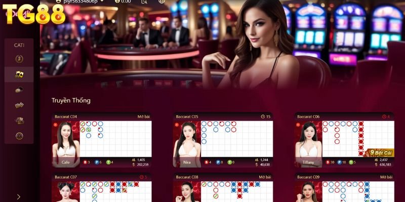 Game Baccarat dễ chơi được nhiều người yêu thích 